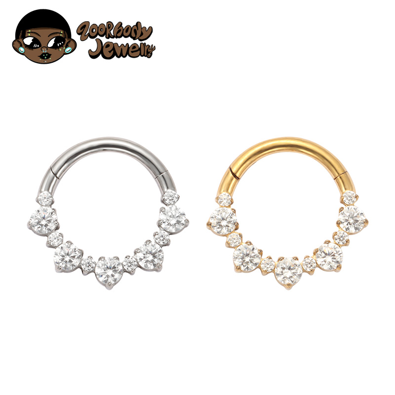 Zoor Body Jewelry - ASTM F136 TItanium Daith Clicker Nose