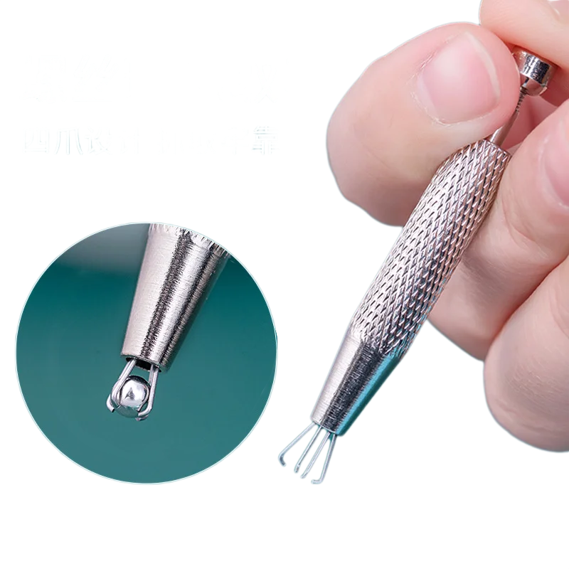 Body Jewelry Tool - Mini 4 Claws Jewelry Beads Tweezer