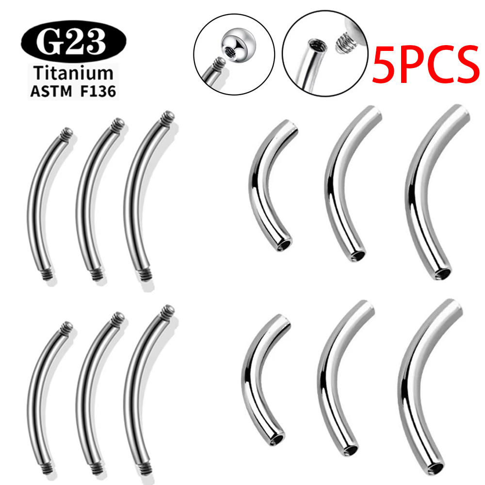 Zoor Body Jewelry - 5 Pcs/Lot ASTM F136 Titanium Internal
