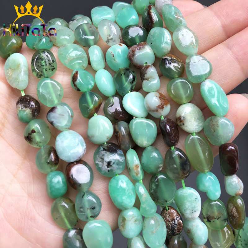 Body Jewelry Australia - 8-10Mm Natual Không Đều Chrysoprase Úc