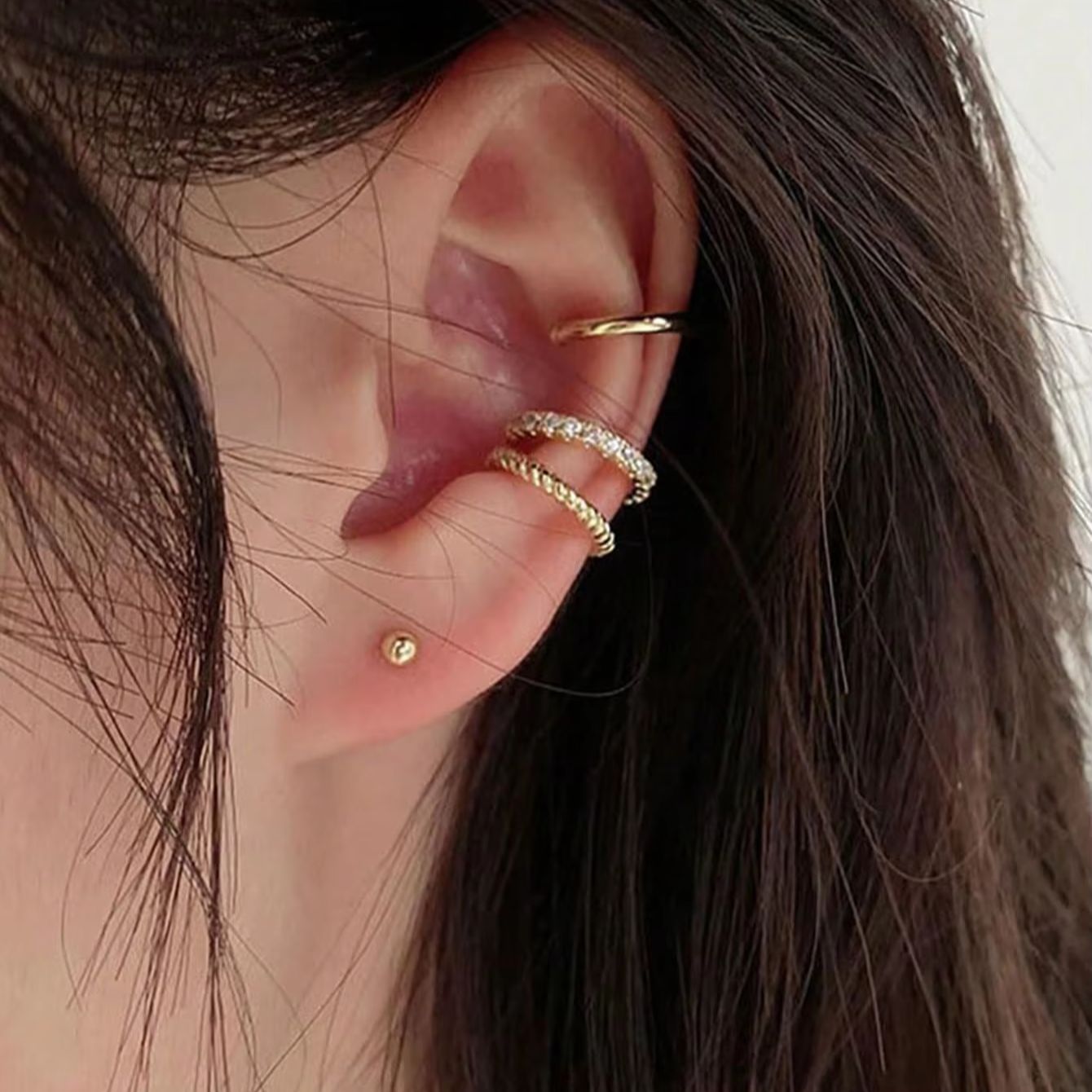 3 Pcs Ear Cuff Earrings for Wo - đánh giá và giá Body Jewelry Hypoallergenic