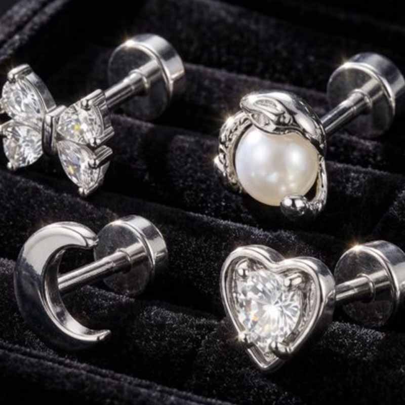 1PC Hypoallergenic Cartilage E - đánh giá và giá Body Jewelry Hypoallergenic
