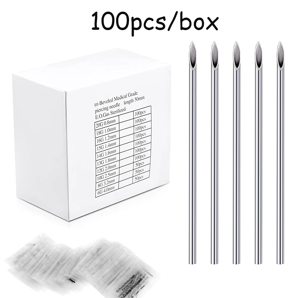 10-1000pcs Body Piercing Needl - đánh giá và giá Body Jewelry Tool