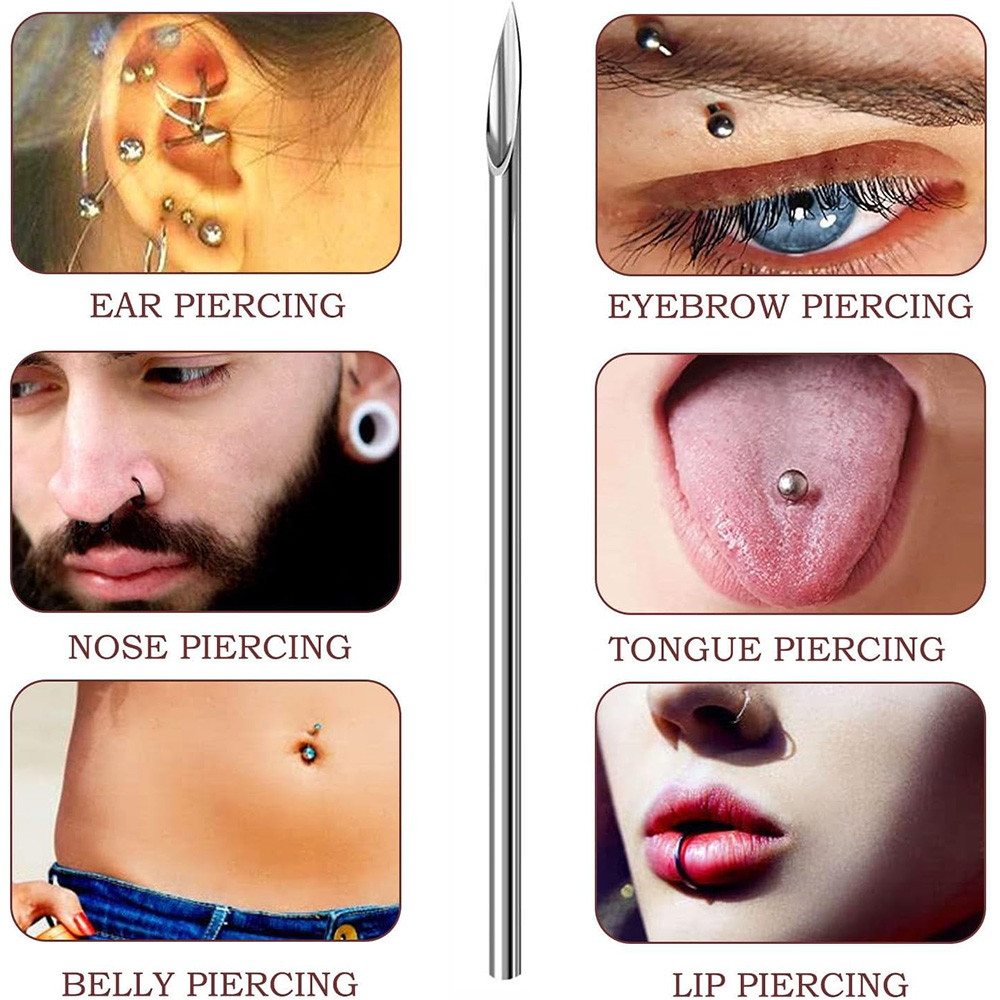 10-1000pcs Body Piercing Needl - đánh giá và giá Body Jewelry Tool