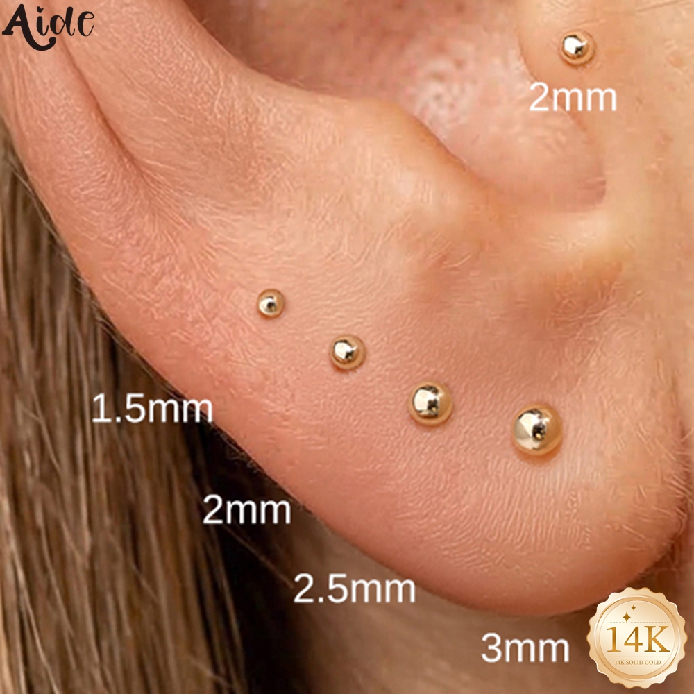 Aide 14K Solid Gold Smooth Bal - đánh giá và giá Body Jewelry Hypoallergenic