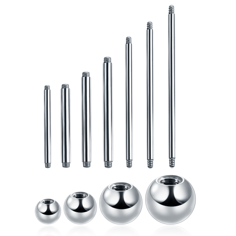 1PC G23 Titanium Straight Barb - đánh giá và giá Tongue Barbell Straight
