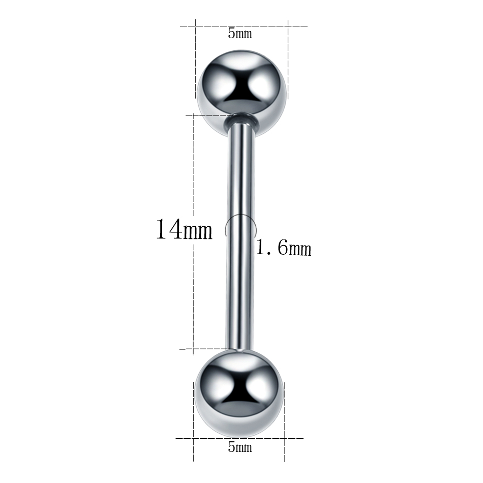 1PC G23 Titanium Straight Barb - đánh giá và giá Tongue Barbell Straight
