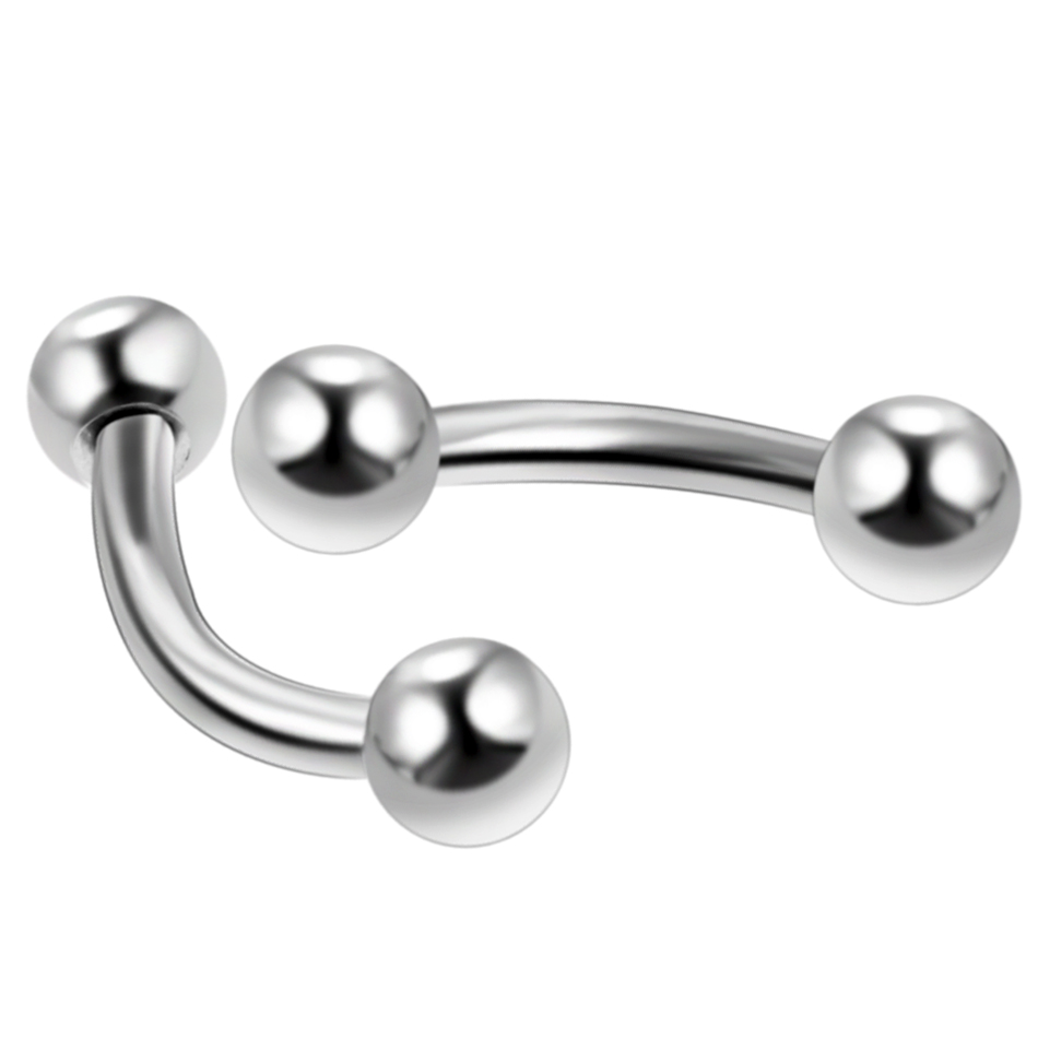 10 Cái/lốc Thép Lông Mày Chuối - đánh giá và giá Zoor Body Jewelry