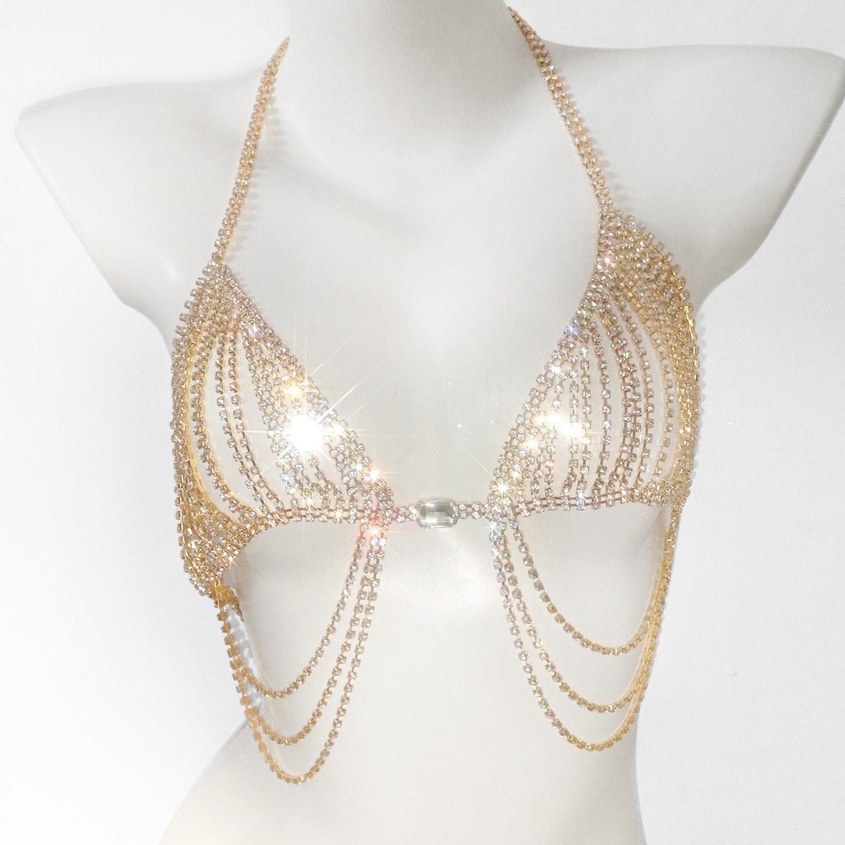 Fashionable Tassels Sexy Rhine - đánh giá và giá Body Jewelry Rhinestone