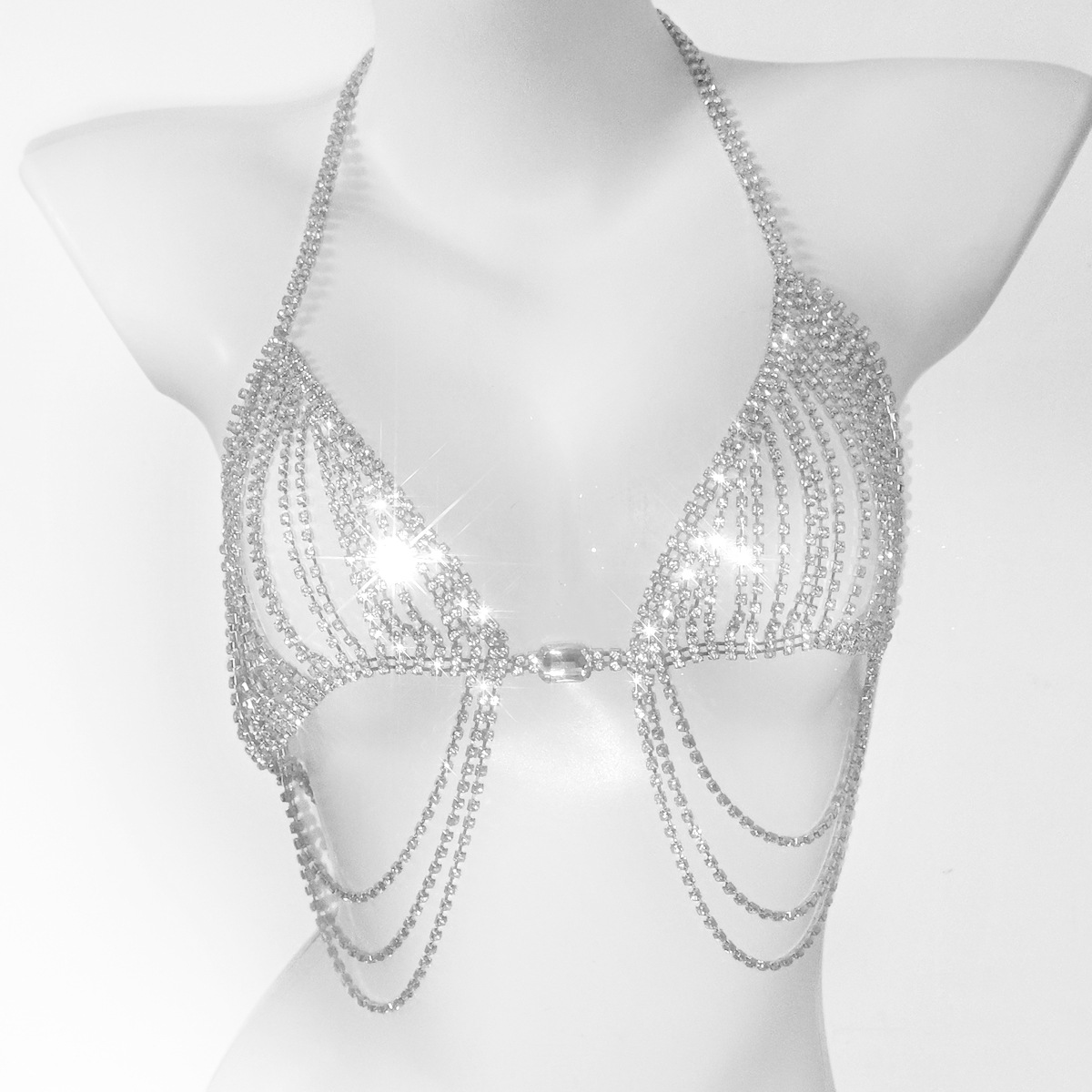 Fashionable Tassels Sexy Rhine - đánh giá và giá Body Jewelry Rhinestone