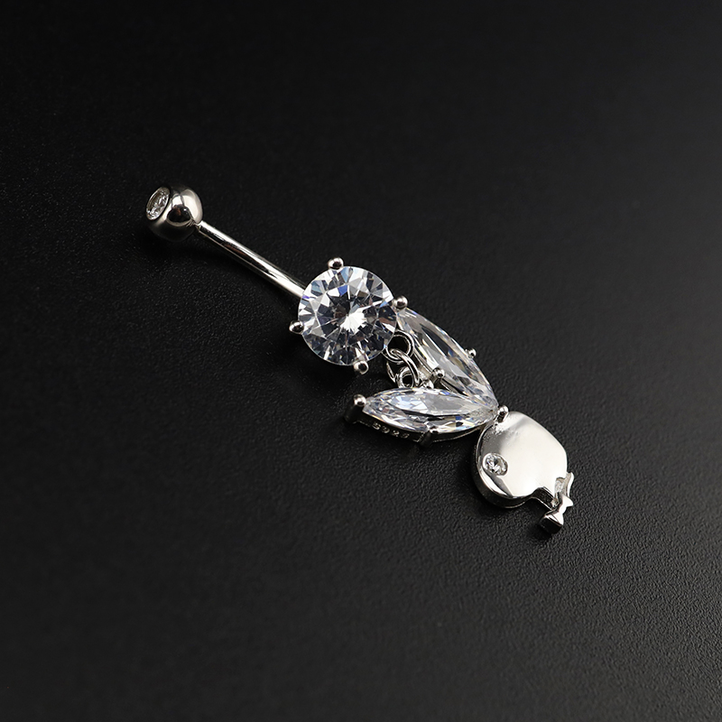 Không Gây Dị Ứng Bạc 925 Thỏ R - đánh giá và giá Body Jewelry Hypoallergenic