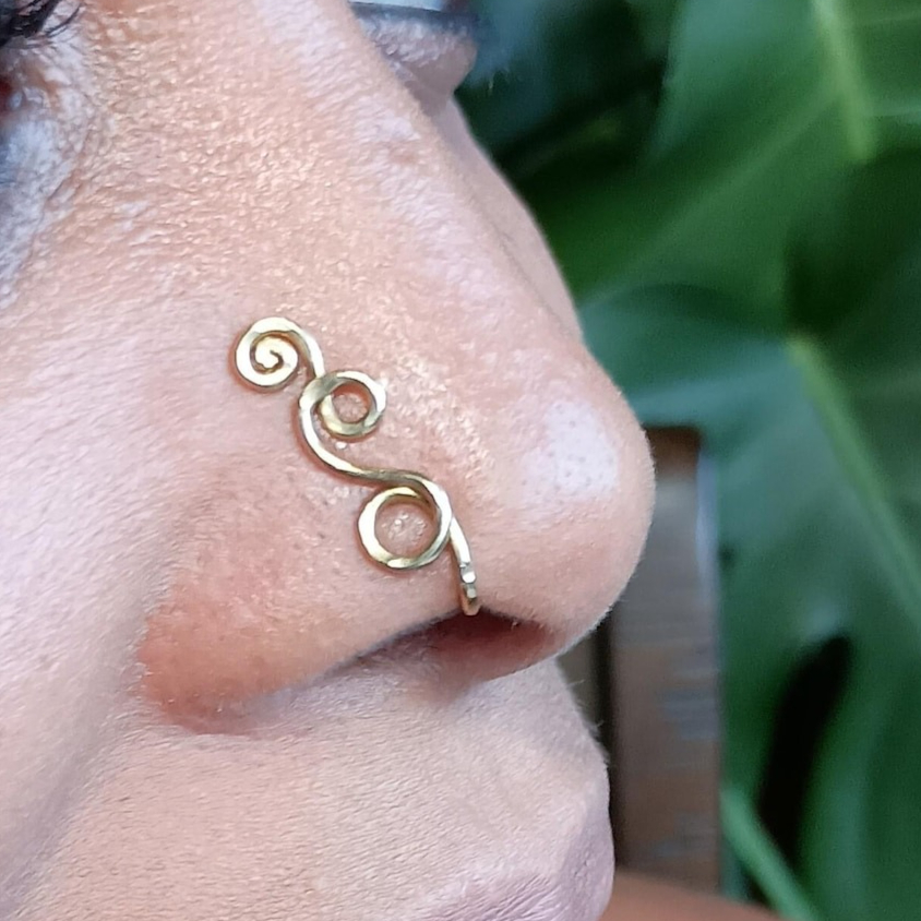 Faux Piercing Ring 14K Gold Fi - đánh giá và giá Body Jewelry Hypoallergenic