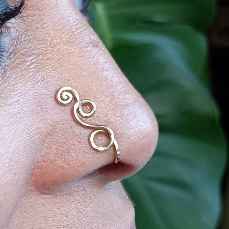 Faux Piercing Ring 14K Gold Fi - đánh giá và giá Body Jewelry Hypoallergenic
