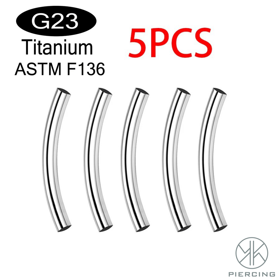 5 Pcs/Lot ASTM F136 Titanium I - đánh giá và giá Zoor Body Jewelry