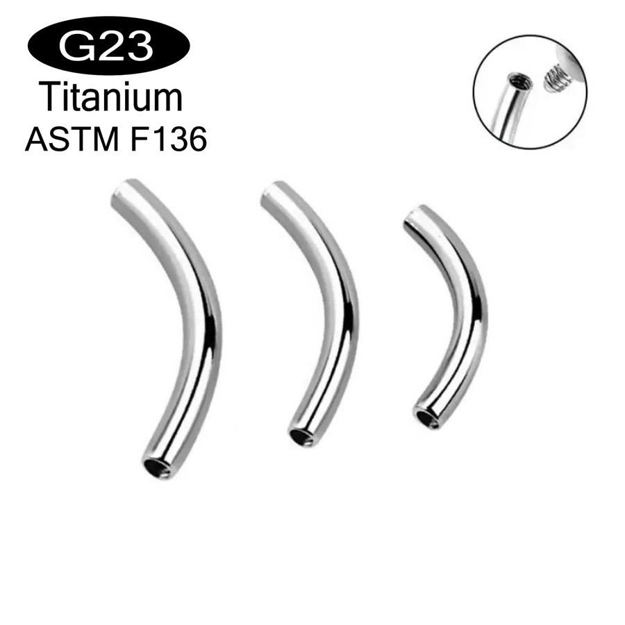 5 Pcs/Lot ASTM F136 Titanium I - đánh giá và giá Zoor Body Jewelry
