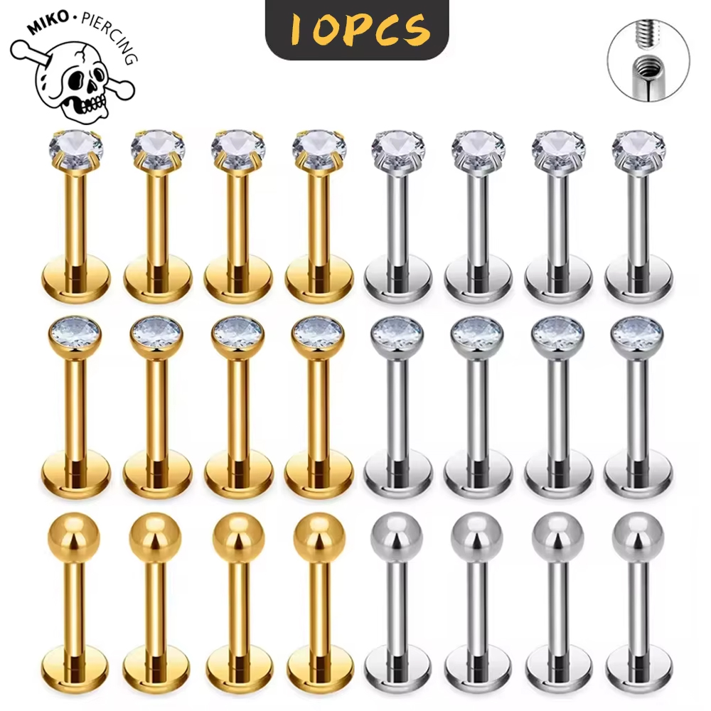 10Pc ASTM F136 G23 Titanium La - đánh giá và giá Zoor Body Jewelry