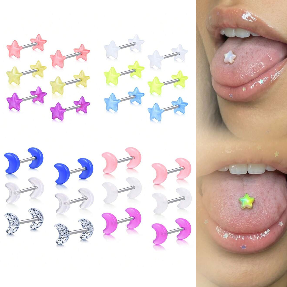 16mm 14G Stainless Steel Strai - đánh giá và giá Tongue Barbell Straight