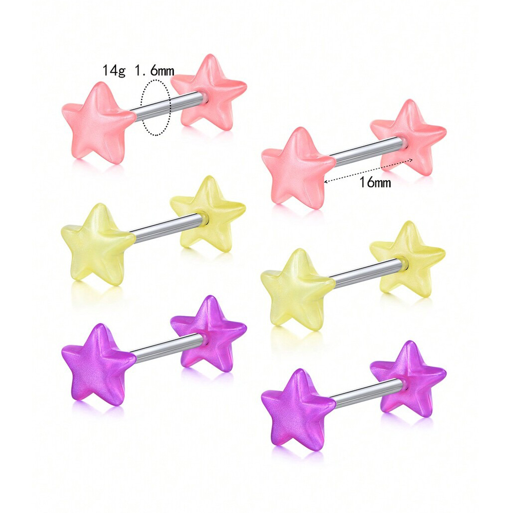 16mm 14G Stainless Steel Strai - đánh giá và giá Tongue Barbell Straight