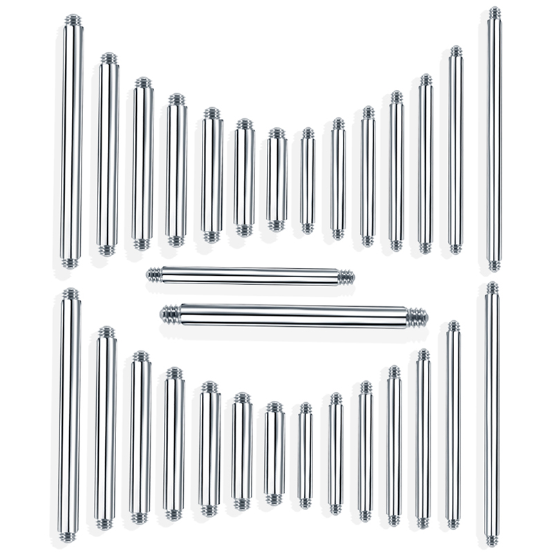 10PCS 4-42mm 316L Surgical Ste - đánh giá và giá Tongue Barbell Straight