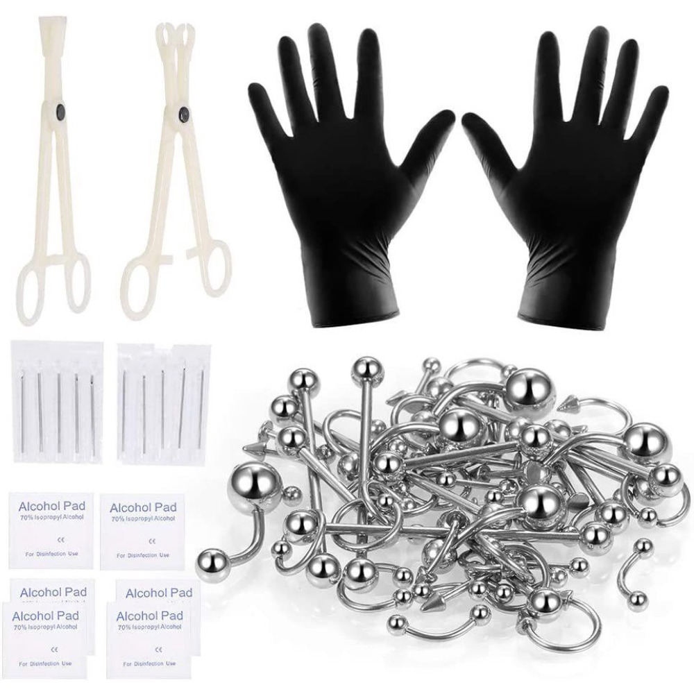 150/140/85/70/42Pcs Body Pierc - đánh giá và giá Body Jewelry Tool