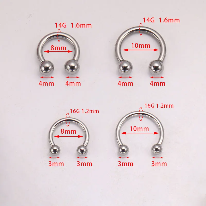 5pcs ASTM F136 Titanium Horses - đánh giá và giá Zoor Body Jewelry