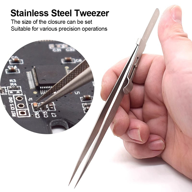 Adjustable Self Clamping Tweez - đánh giá và giá Body Jewelry Tool