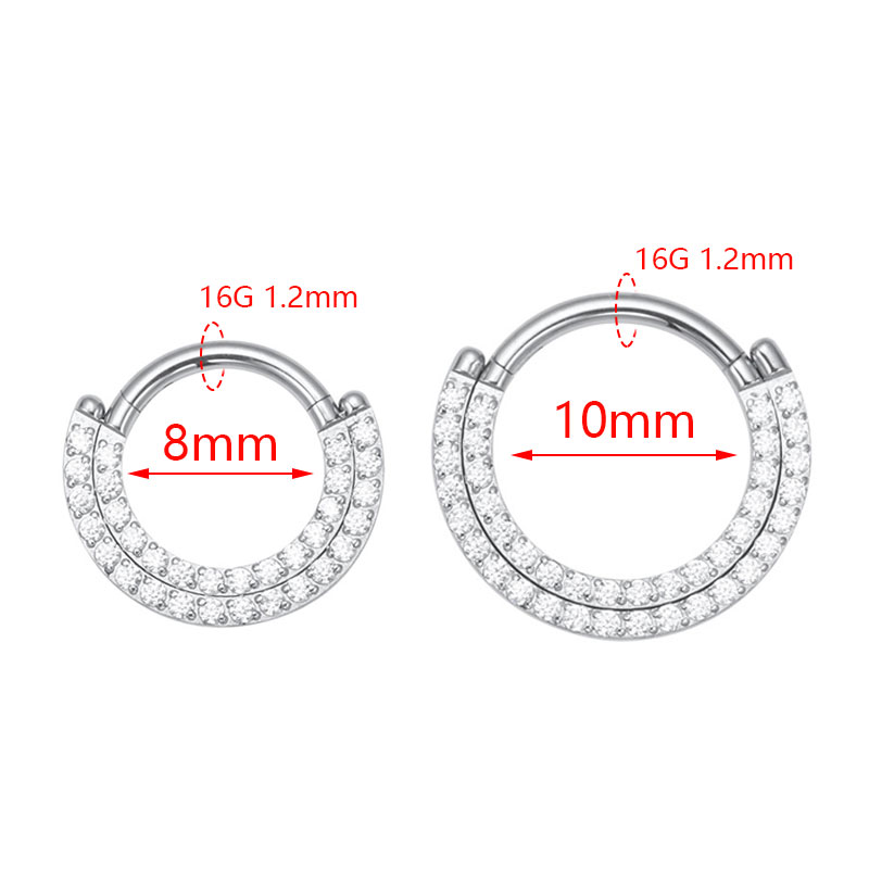 ASTM F136 Titanium Clicker Sep - đánh giá và giá Zoor Body Jewelry