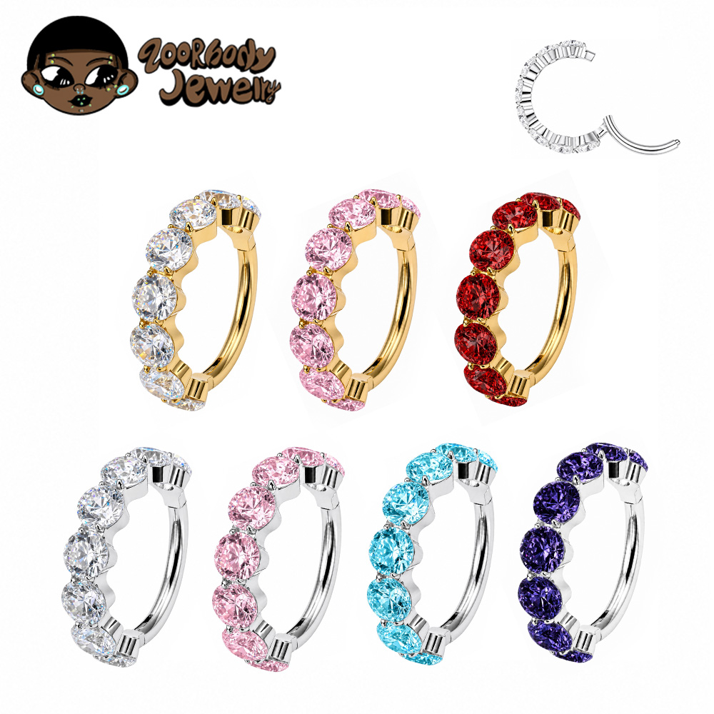 ZOOR F136 Titanium Luxury Zirc - đánh giá và giá Zoor Body Jewelry