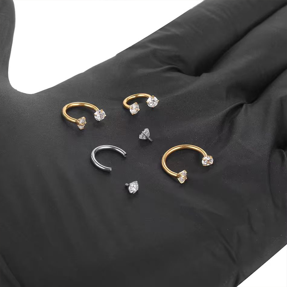 10Pcs ASTM F136 Titanium Horse - đánh giá và giá Zoor Body Jewelry