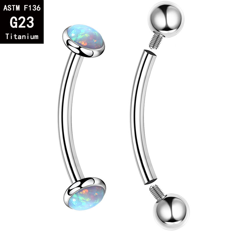 5 Pcs/Lot ASTM F136 Titanium I - đánh giá và giá Zoor Body Jewelry