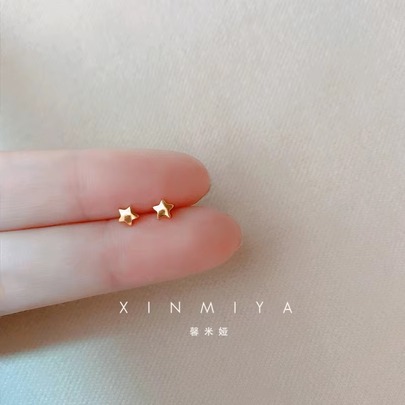Korean Minimalism Gold Color S - đánh giá và giá Body Jewelry Hypoallergenic