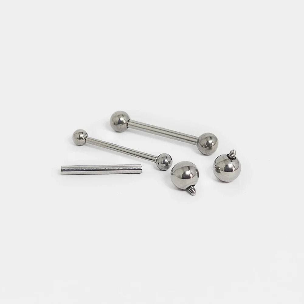 ASTM F136 Titanium Piercing Ba - đánh giá và giá Tongue Barbell Straight