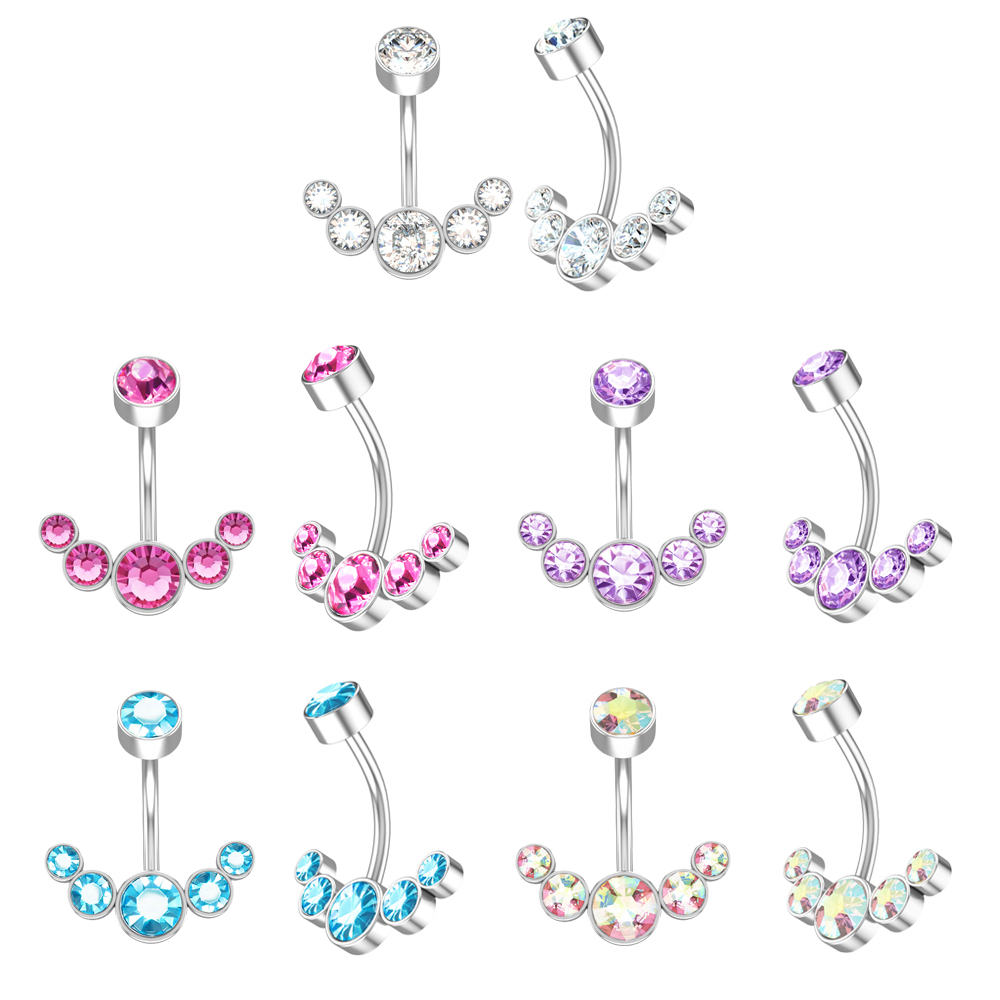 Mixed-Style Reversed Sector 5  - đánh giá và giá Belly Bar Titanium