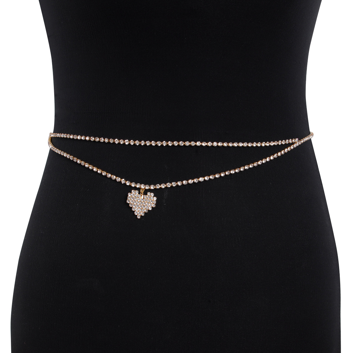 Fashionable Heart-shaped Sexy  - đánh giá và giá Body Jewelry Rhinestone
