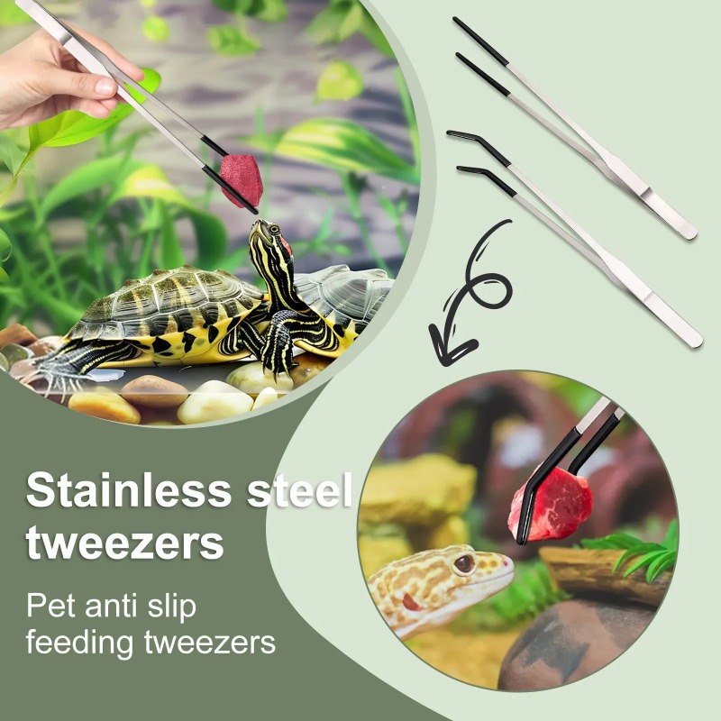 2Pcs Stainless Steel Tweezers  - đánh giá và giá Body Jewelry Tool