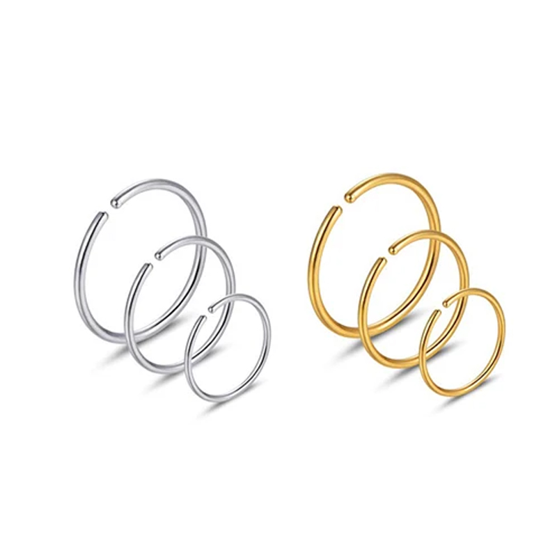 6pcs/lot Hypoallergenic Nose R - đánh giá và giá Body Jewelry Hypoallergenic