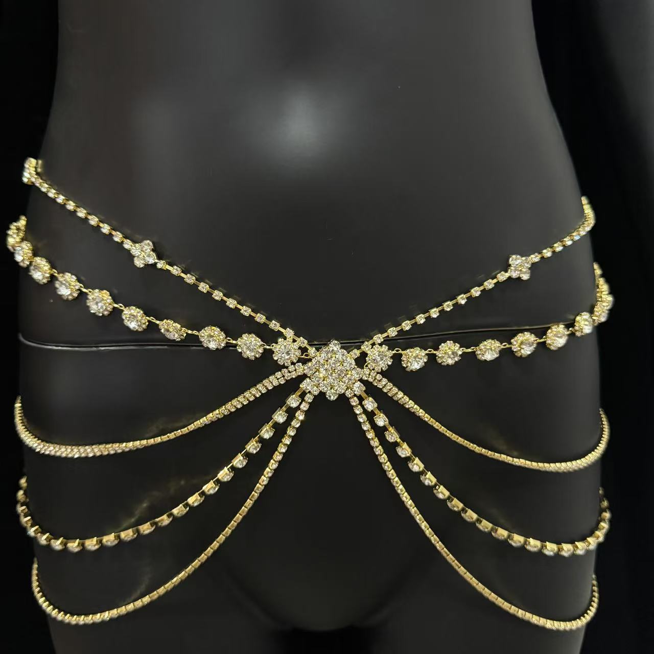 Elegant 1 piece adjustable rhi - đánh giá và giá Body Jewelry Rhinestone