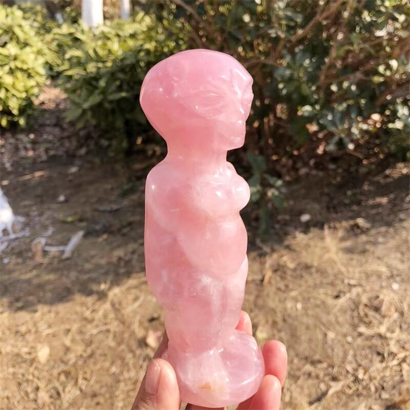 15CM Natural Rose Quartz Alien - đánh giá và giá Body Jewelry Europe