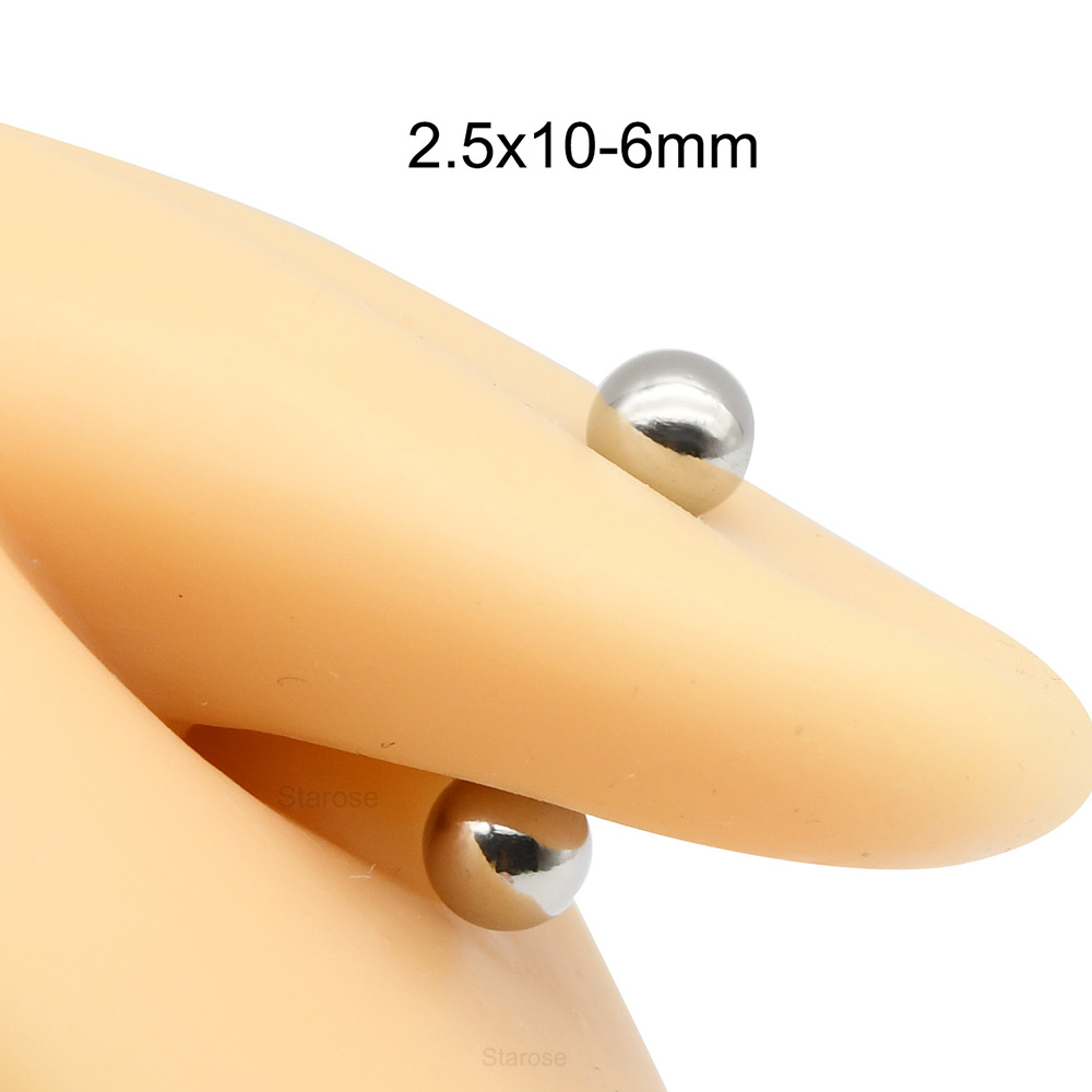 1Pc 12G-00G Stainless Steel St - đánh giá và giá Tongue Barbell Straight