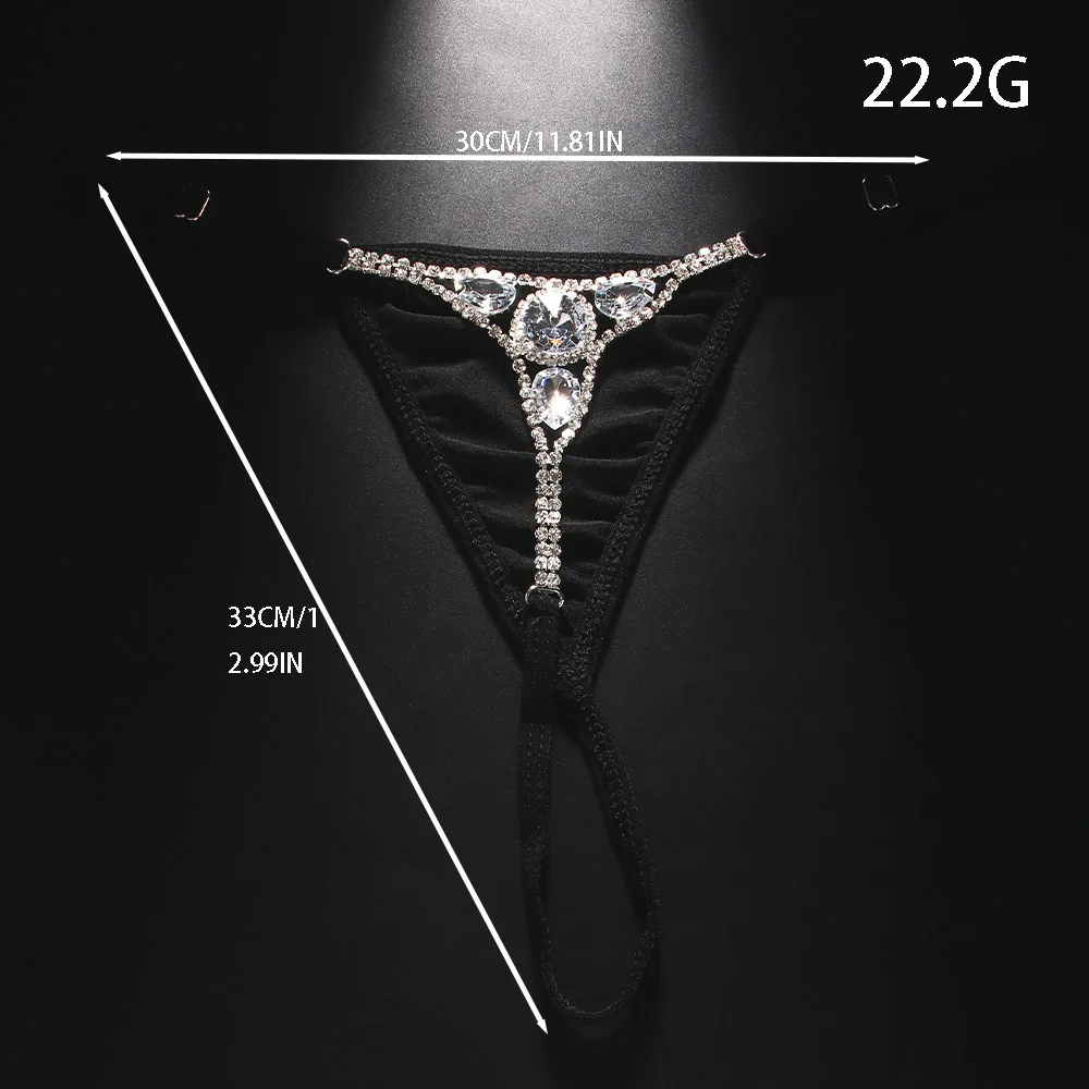 Sexy Round Rhinestone Thong Ad - đánh giá và giá Body Jewelry Rhinestone