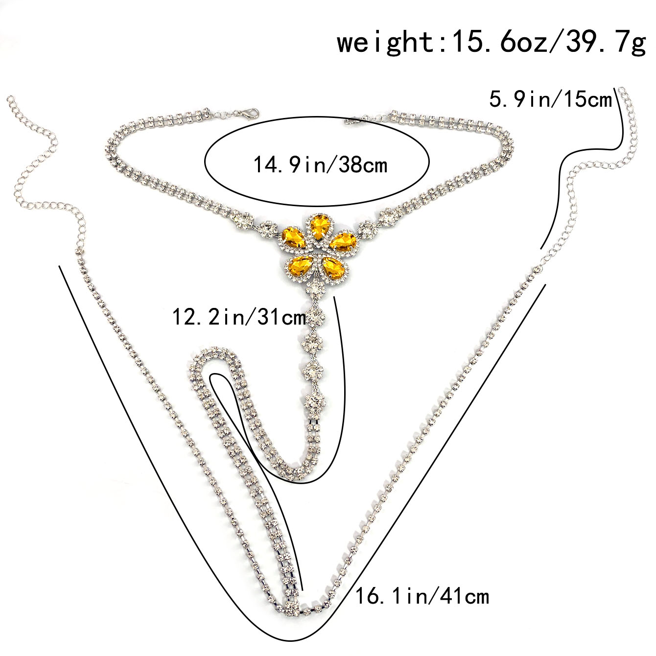 1pc Flower Shaped Sexy Rhinest - đánh giá và giá Body Jewelry Rhinestone