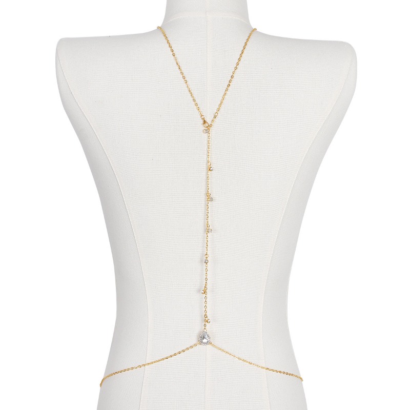 Bride Backless Rhinestone Wate - đánh giá và giá Body Jewelry Rhinestone