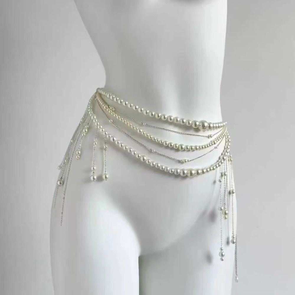 Fashion Elegant Pearl Waist Ch - đánh giá và giá Body Jewelry By The Chain Gang