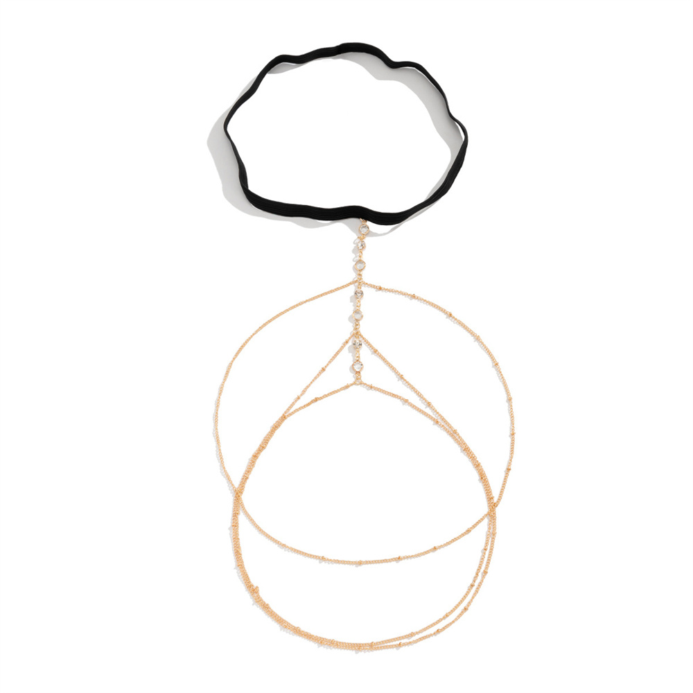 Boho Elastic Band Crystal Leg  - đánh giá và giá Body Jewelry By The Chain Gang