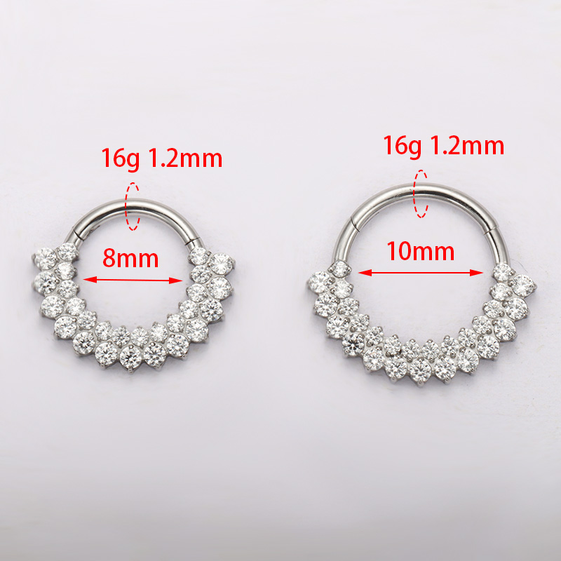 ASTM F136 Titanium Clicker Sep - đánh giá và giá Zoor Body Jewelry