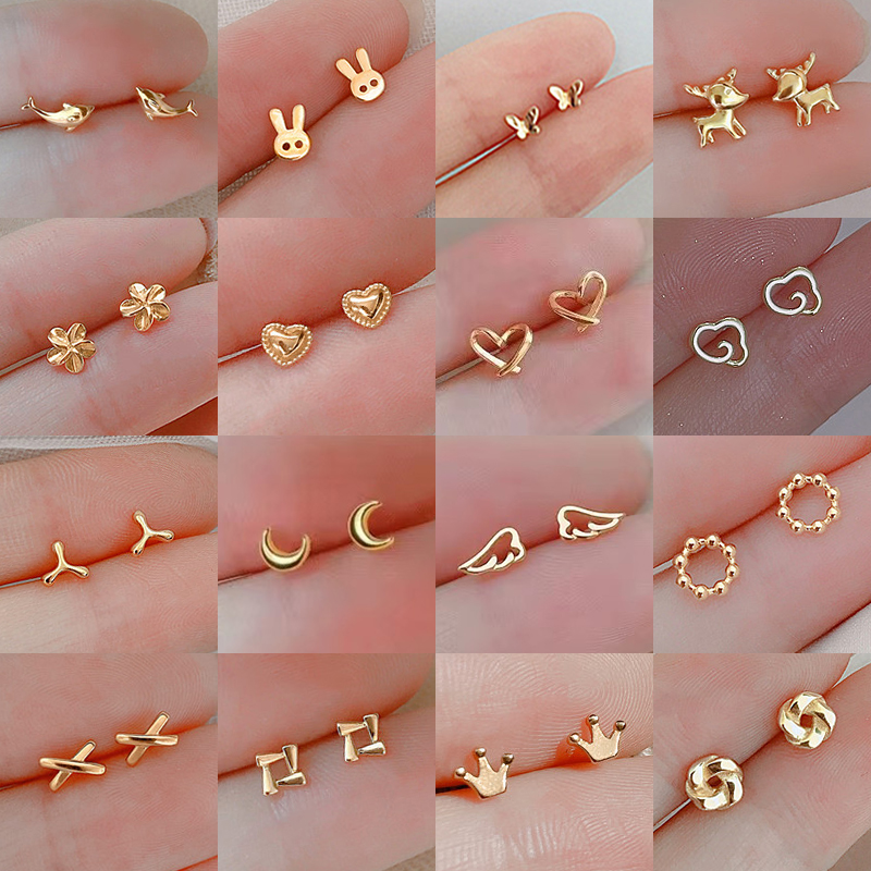 925 Silver Needles Gold Color  - đánh giá và giá Body Jewelry Hypoallergenic