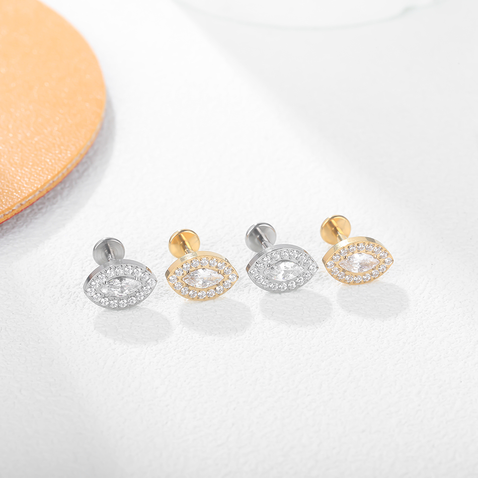 1PC Titanium Ear Piercing Cart - đánh giá và giá Zoor Body Jewelry