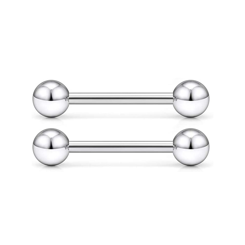 14G Lưỡi Nhẫn Phẫu Thuật Thép  - đánh giá và giá Tongue Barbell Straight