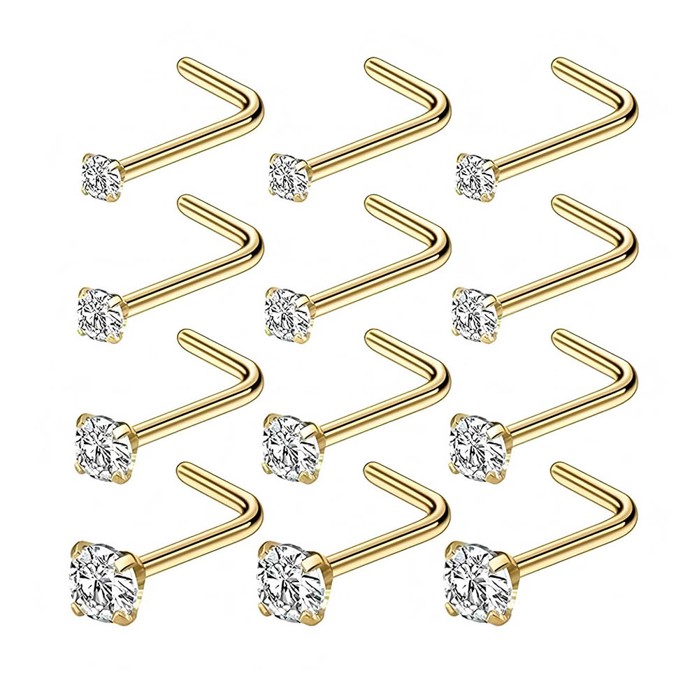 12-Piece Full Set 316L Hypoall - đánh giá và giá Body Jewelry Hypoallergenic