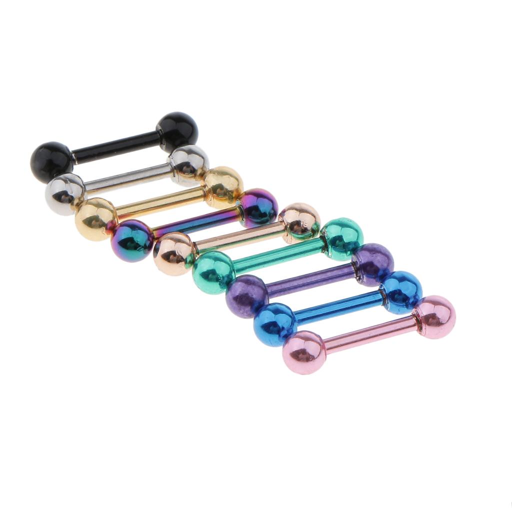 Barbell Piercings 16g Stainles - đánh giá và giá Tongue Barbell Straight